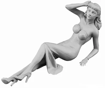 1/20 Figurice od Smole Model Komplet Seksi Plavuša plesačica U nesastavljeni Uncolored