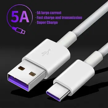 1,5 m USB 3,1 Tip C Kabel Stabilan Sinkroni Prijenos Podataka Punjač za Brzo Punjenje 5A Kabel Za Prijenos Podataka USB C Telefoni Punjač Kabel za DIY