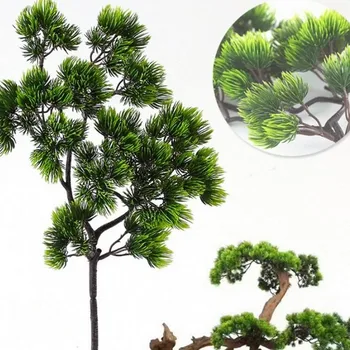 1 Kom 42 CM Umjetna Biljka Pine Grana Umjetne Plastične Zelene Biljke Lažni Borove Grane Za Kućni Ured Deor Ukrasna Biljka