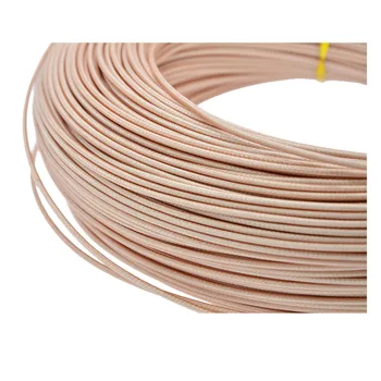 1 M RG178 Kabelske spojnice Žice Kabel 50 Ω RG-178 RF Koaksijalni Koaksijalni kabel Pletenica Priključni kabel OD = 1,8 mm Kabel