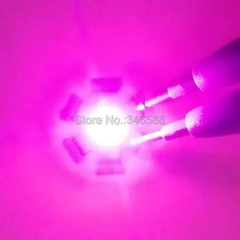 10 Kom. 3 W High power LED Cijeli Niz 380-840 nm Led Svjetiljka Za uzgoj Epileds 45Mil Čip sa 20 mm tiskane ploče