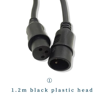 10 kom./lot 1,2 M Duljine 3 Pin DMX Signal Linija Spajanja 1 M Metalni DMX Kabel 3,5 ft XLR Za Scenskog Rasvjete Audio Kreće Glave