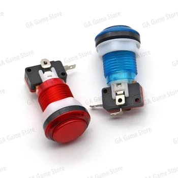 10 kom./lot 28 mm Prozirna Gumb s 12 U Super svijetle led svjetiljka i Микропереключателем za projekte Arkadne Igre
