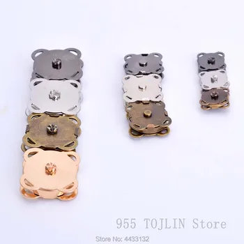 10 Kompleta Magnetskih Kvake Kopča Kopča Kopča Novčanik u Torbu Odjeće Šivanje Zanat DIY Pribora od 10 mm 14 mm 18 mm