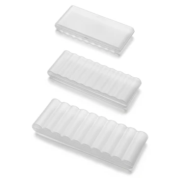 10 Mjesta Prozirno Bijela Plastična Kutija Za Skladištenje Baterija Hard Kontejner Držač vrećica Za AAA/AA/18650 Bateriju Organizator Pribor