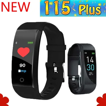 115 Plus Bluetooth Smartwatch Sport Fitness praćenje Vodootporan Zdravlje Krvni tlak Monitor Srčane Pametna narukvica PK M5 M6