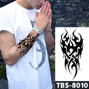12x19 cm Vodootporan Privremene Tetovaže Flash-Tetovaža Naljepnica Ptica Feniks Dragon plamen Totem Tetovaža DIY Ruku Lažna Tetovaža Žena Muškarci