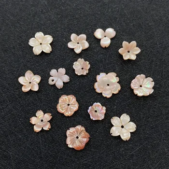 2 komada Prirodna Morska Umivaonik Roze Perle Izrada Nakita Navoj Zanat Cvijet Oblik DIY Ogrlice Narukvice Privjesci Pribor Pribor