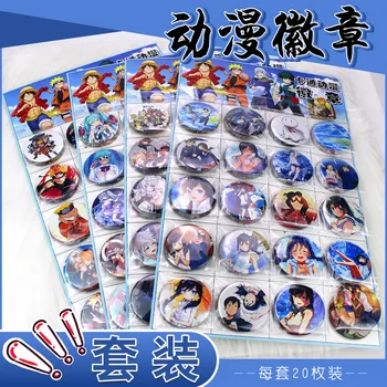 20 kom./compl. 5,8 cm Topla Zbirka Japanske Anime Genshin Impact Ikone Tiskanice Odijela Ikonu Broš
