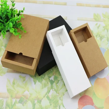 20 kom Kartonskih kutija Od kraft-Papir Kutija kutija Vjenčanje Bijela Poklon Pakiranje Proizvodnja Kutija Za Nakit / Čaj sapuna za ruke /Čokolade