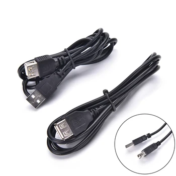 2021 Crna Produžni USB 2.0 A za muškarce i Žene high-Speed USB Produživač Za punjenje Kabel za prijenos podataka Kabel 1,5 M