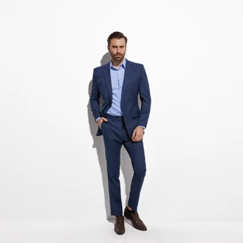 2021 Odijela po mjeri Prekrasna Tanka Tamno Plave Vjenčanje Odijela po Mjeri Za Muškarce Odijelo Po Mjeri Odijelo Modni Stil Poslovnih Odijela