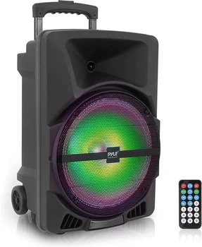 2022 Novi Bežični Prijenosni Zvučnički sustav PA -1200 W Snažan Bluetooth-kompatibilna Metalne zidne ploče za prostore i ulice