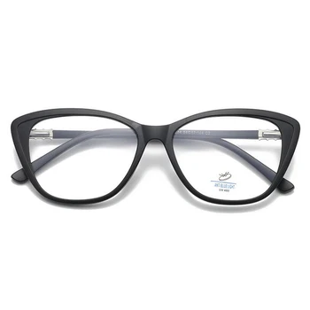 2023 Nove Plave Svjetleće Naprave Naočale za Mačji Očiju Na Recept S Cilindrom TR90 Trend Naočale Za Kratkovidnost Ženske 0 -0,5 -0,75 Do -6,0