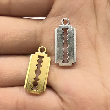 20шт šarm oštrica je pravokutnog oblika privjesak za izradu nakita DIY narukvica ručno izrađene ogrlice pribor veleprodaja