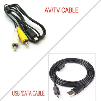 2В1 USB/AV TV kabel za SINKRONIZACIJU PODATAKA kabel CB-USB6 Olympus mju 795 800 810 820 830 SW Pen E-P1 SP-800UZ 588UZ 570UZ