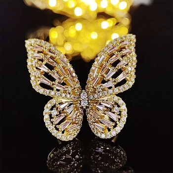3 kom. Pak 2023 Nova Luksuzna Leptir srebrne boje mladenka Dubai Udata Za Žene Lady Poklon Za Godišnjicu, Nakit Veleprodaja Prodaja J7745