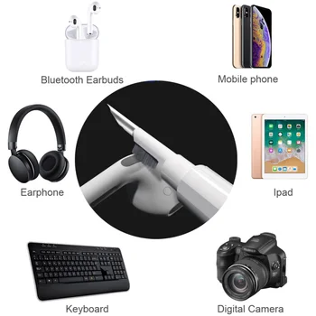 3 u 1 Set za čišćenje slušalice Bluetooth Slušalice Alat za čišćenje Airpods Pro 3 2 1 Krupan Neto Četka-ručka za Xiaomi Airdots