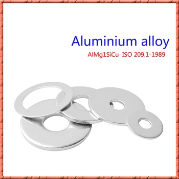 30-100 kom./lot, stan podloške od aluminijske legure 6061 DIN9021, povećavaju zadebljanje golova, sprečavaju koroziju i hrđu DIN125