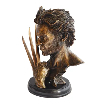 30 cm Junaka X-Men Wolverine Poprsje Glava portret 1/6 Smola Figurica X osoba kip Naplativa Model uređenja doma poklon