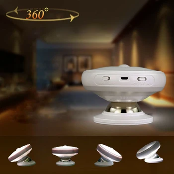 360 Stupnjeva Rotacijski Senzor Pokreta svjetlo Punjiva Led Noćni Sruši Zidna lampa za Kuće Stepenice Kuhinje, wc svjetla