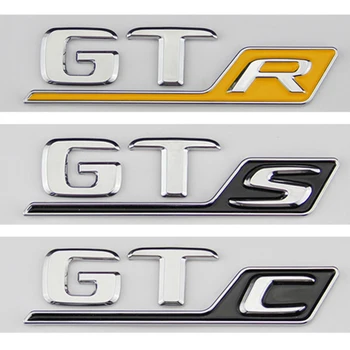 3d ABS Žuta Crvena Crna Krom Auto Slova Za Mercedes AMG GTS GTC GTR GT S C R Naljepnica Na Nosače Amblem Ikonu Logo Pribor