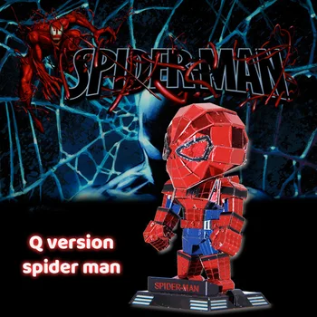 3D Metalni Model Zagonetka Osvetnici Iron Man Spider-Man, Kapetan Amerika, Lik se Razvija Naplativa Model Lutka Igračka Za Djecu
