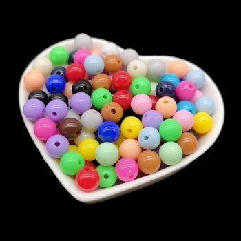 4 6 8 10 mm Okrugli Akrilne Perle, Slobodan Razuporne Perle Za Izradu Nakita Narukvica i ogrlica DIY Pribor