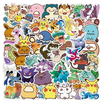 50 Kom. Crtani Anime Pokemon Naljepnice Kirby Estetskim za Laptop Grafiti Pegatinas Kofer i Gitara Vodootporne Naljepnice Dječje Igračke
