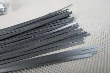 50 traka od crnog PVC гитарного uvez, debljine 2 mm x 0,5 mm i dužine 1650 mm