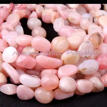 5x7-6x10 mm Proizvoljnog Oblika Nepravilnog Pink Opal Perle Od Prirodnog Kamena Perle Za DIY Ogrlice Narukvice Izrada Nakita 15 