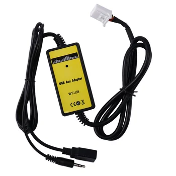 6 + 6PIN Auto Radio Digitalni USB MP3 Sučelje CD-Izmjenjivač Adapter sa 3,5 mm AUX-In Ulazom za TOYOTA LEXUS Corolla Serije