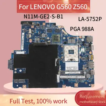 71FR1938117 Matična ploča za prijenosno računalo LENOVO G560 Z560 Matična ploča laptopa LA-5752P PGA 988A HM55 N11M-GE2-S-B1