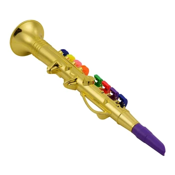 8 Tonova Simulacija Saksofon Igračka Rekvizite Igrati Mini Glazbene Puhački Instrument Za Djecu Rođendan Igračka