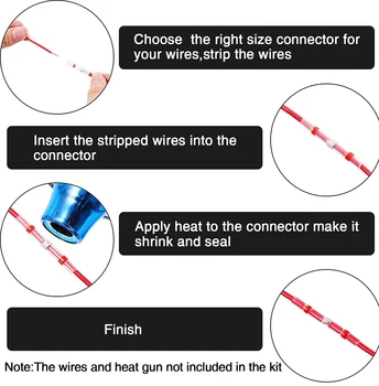 800/600/500/300 kom. zavareni brtva skup priključke za žice, Psihijatar ima polove, vodootporno i otporno stopica za žice