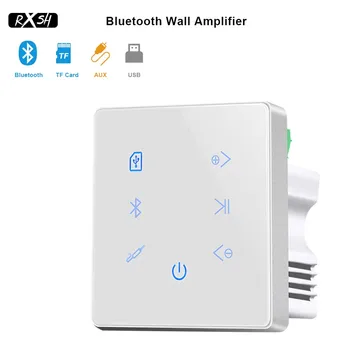 86 Standard Bluetooth Home Zidni Pojačalo S Podrškom za USB/SD-Kartice, Ploča Stereo Audio Player, Sustav Pozadinske Glazbe Za Pametne Kuće