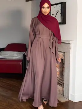 Abaja Dubai Turska Muslimanska Moda Hidžab Haljina Kaftan Islam Odjeća Afričke Maxi Haljine Za Žene Vestido Ogrtač Muslimanski De Mode