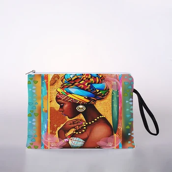 Afričke žene kozmetička torba vodootporan ispis modni kornjača lišća wc torbu običaj turističke kvačilo