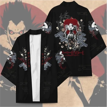 Anime Death Рюк Cosplay Odijelo I Kaput Uniforma Plašt Vrhovima Kimono Хаори Košulja Unisex