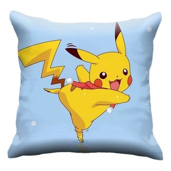 Anime je Slika Pokemon Pikachu Jastučnicu Kawai Pikachu Spavaća soba Božićni Ukras za Dom Jastučnicu Crtani Jastučnicu