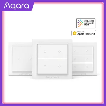 Aqara Opple Zigbee Smart Switch je Prekidač za Svjetlo Smart App Control Bežični Zidni prekidač koji rade s aplikacijom Mijia Apple Homekit