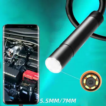 Auto motor za klimatizaciju 5,5/7 mm, Tri u jednom Pipeline Telefon Endoskop Industrijski Endoskop Android H5X3