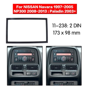 Auto Radio okvir Audio Fascije Za NISSAN Navara 1997 + NP300 2008 + Paladin Auto Stereo Radio Ploča Mount Adapter