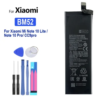 Baterija BM52 BM 52 5260 mah Za Xiaomi Mi Note 10 Note10 Lite 10Lite/Mi Note 10 Note10 Pro 10Pro CC9pro CC9 Pro Bateria + Alata