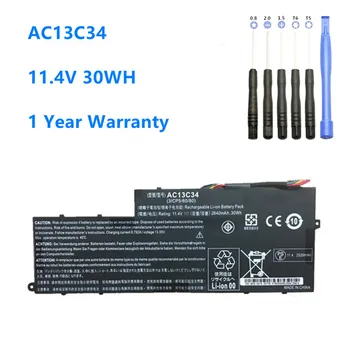 Baterija za laptop AC13C34 za Acer Aspire V5-122P V5-132 E3 E3 111-112 ES1-111M MS237 KT.00303.005 AC13C34 11,4 V 30WH