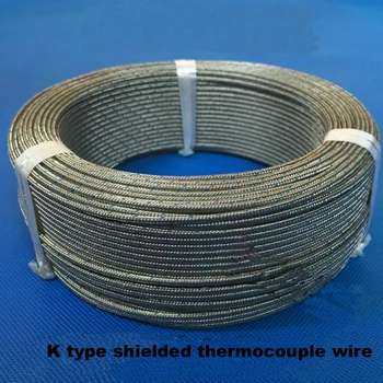 Besplatna dostava 10 m/20 m K Vrsta oklopljeni термопарный kabel 2*0,4 mm 2*0,5 mm Linija mjerenje temperature Kompenzacijski vod