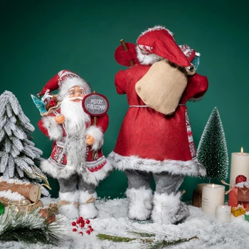 Božićno Lutku Djeda Mraza Vesela Božićnih Ukrasa Za Dom Radne Površine Figurica Djeda Mraza Božićne Darove Navidad Nova Godina 2023