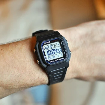 Casio sat g-shock satovi muški top luksuzni komplet vojne 10-godišnji vijek trajanja baterije digitalni sportski sat kvarcni mens relogio W-800H-1