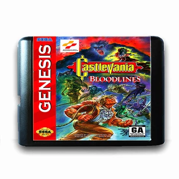 Castlevania Bloodlines za 16 bita Sega MD Igraća karta za Mega Drive za Genesis Američka Verzija PAL konzola