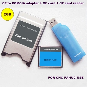 CF-kartica 2 GB uz karticu PCMCIA KARTICE i комбинированному uređaj za čitanje kartice CF 3 u 1 za industrijsku upotrebu memorije Fanuc